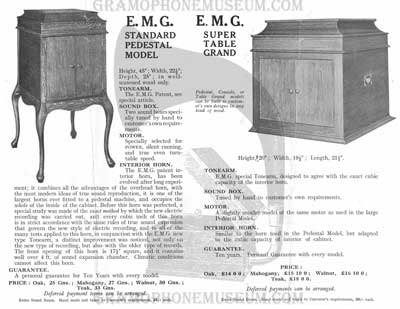 EMG Gramophone PEDESTAL MODEL